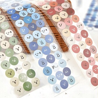 1捲(大約465張)表情符號貼紙