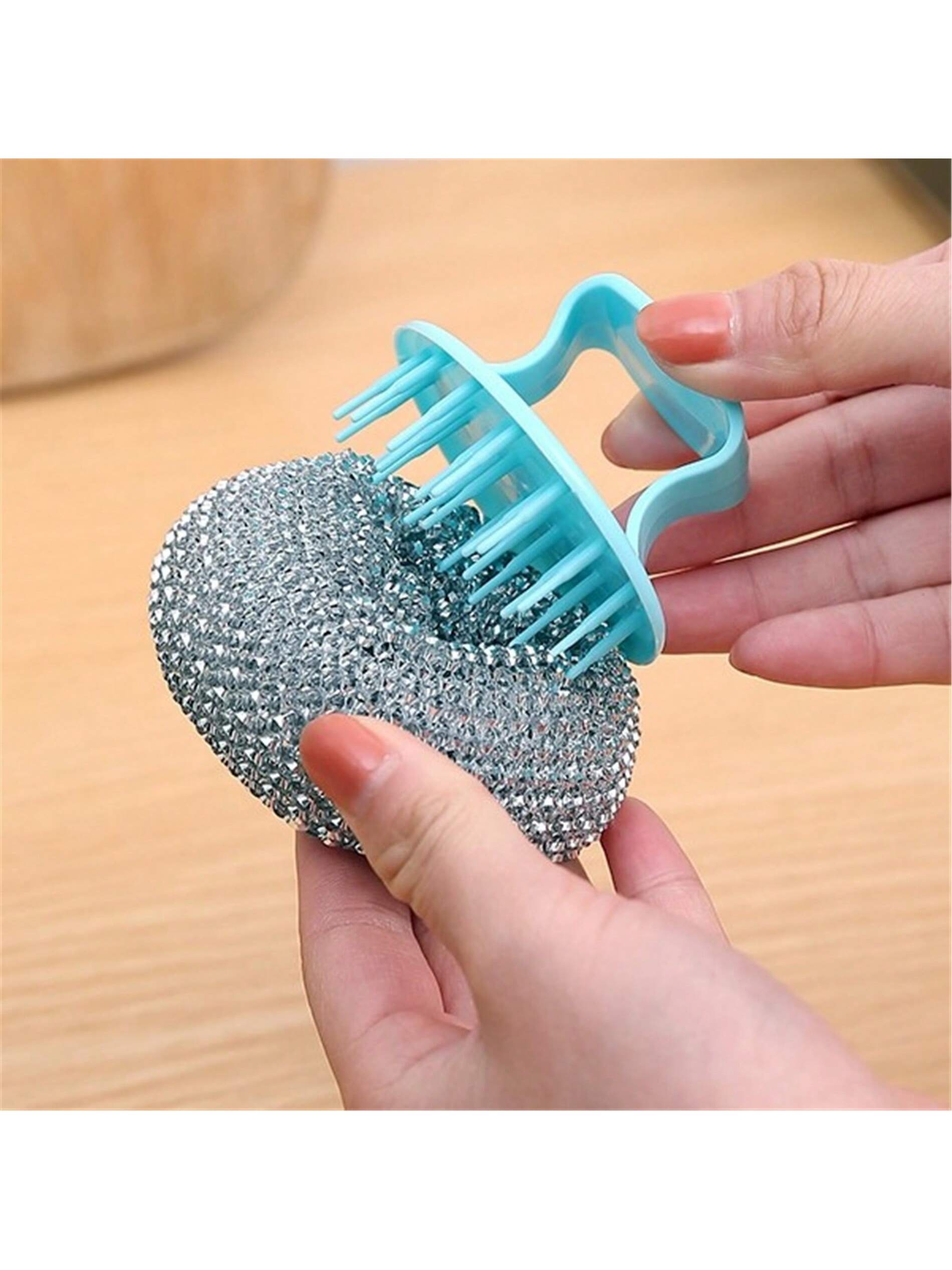 سطادات غسل الصوف 6 قطع – حصائر غسل مرنة لتنظيف الأ...