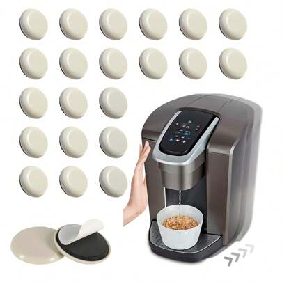 16 piezas de deslizadores autoadhesivos para electrodomésticos de cocina, trucos de cocina que facilitan el movimiento y ahorran espacio, accesorios esenciales de cocina para electrodomésticos pequeños