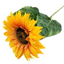 Large Artificial Sunflower Stem Decoration 70cm - Màu vàng - Xem 2