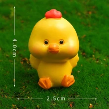 1 件 12 生肖动物摆件 - 树脂鼠、牛、虎、兔、龙、蛇、马、羊、猴、鸡、狗、猪摆件，适用于花园和家居装饰