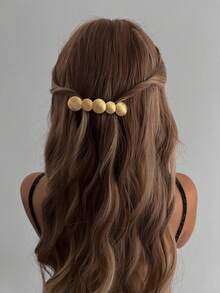 1 件时尚简约风格扭结发夹，轻巧别致的节日派对发饰，适合马尾辫和高髻，多功能礼物 - 彩色 - 查看 15