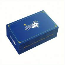 Nueva caja reforzadora de la colección de tarjetas del "Paraíso de la Diosa Senpai" 4-5, con trajes de baño y bikinis de anime, juegos y regalos de coleccionista - rojo azul - Ver 4