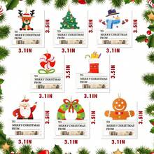 8 chiếc hộp đựng tiền Giáng sinh, phong cách hỗn hợp, ông già Noel, người tuyết, người đàn ông bánh gừng, thiệp Giáng sinh bằng gỗ, hộp đựng tiền, quà tặng, hộp đựng tiền vui nhộn, đồ trang trí treo, thẻ đựng tiền, kẹp tiền, đồ trang trí cây thông Noel, đồ trang trí cho bữa tiệc ngày lễ mùa đông - Nhiều màu - Xem 2