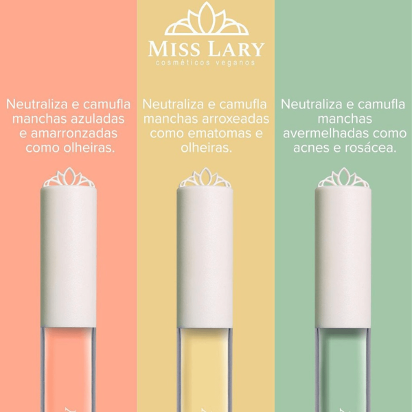 Miss Lary Corretivo Líquido Colorido - MISS LARY