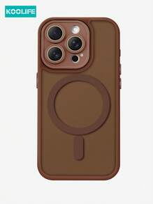 Apple Phone Holder Koolife 1pc Magnetic Wireless Charging Fully Protective Shockproof Case With Lens Protector, TPU+PC Matte Texture Covering Phone Protective Cover Compatible With IPhone 16/16 Pro/16 Plus/16 Pro Max, IPhone 11/11 Pro/11 Pro Max, IPhone 12/12 Pro/12 Pro Max, IPhone 13/13 Pro/13 Pro Max, IPhone 14/14 Pro/14 Pro Max/14 Plus, IPhone 15/15 Pro/15 Plus/15 Pro Max