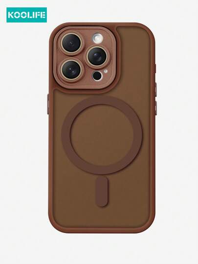 Koolife 1 szt. Magnetyczne bezprzewodowe etui ochronne na całą obudowę z ochroną obiektywu, odporne na wstrząsy, TPU + PC, matowe wykończenie do 'a 17 ProMax/17/17 Pro/17 Air/16/16 Pro/16 Plus/16 ProMax/11/11 Pro/11 ProMax/12/12 Pro/12 ProMax/13/13 Pro/13 ProMax/14/14 Pro/14 ProMax/14 Plus/15/15 Pro/15 Plus/15 ProMax