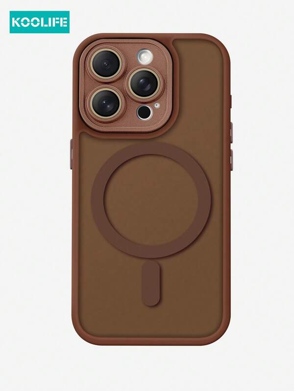 Koolife 1 szt. Magnetyczne bezprzewodowe etui ochronne na całą obudowę z ochroną obiektywu, odporne na wstrząsy, TPU + PC, matowe wykończenie do 'a 17 ProMax/17/17 Pro/17 Air/16/16 Pro/16 Plus/16 ProMax/11/11 Pro/11 ProMax/12/12 Pro/12 ProMax/13/13 Pro/13 ProMax/14/14 Pro/14 ProMax/14 Plus/15/15 Pro/15 Plus/15 ProMax