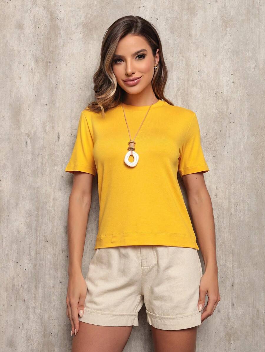DELLAMARCA Women T-Shirts - Apricot - View 1