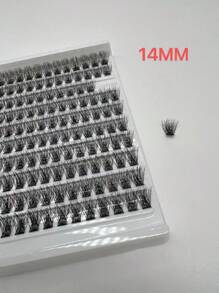 DIY Eyelash Extensions 120 Clusters 0.07D-8-16mm Manga Lashes Volume Individual Eyelashes Extensions Lash Clusters DIY At Home Lash Clusters,Eye Lash Clusters,Individual Eyelashes,Lashes,Fake Lashes - D - View 8
