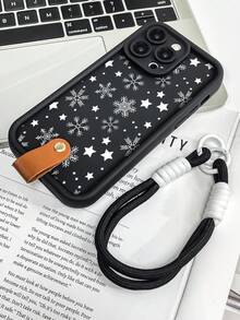 1 件超厚防摔冬季雪花印花手机保护壳，适用于 iPhone 11 12 13 14 11 Pro Max 12 Pro Max 13 Pro Max 14 Pro Max XR 15 15 Pro 15 Pro Max 16 16 Pro 16 Pro Max、Galaxy A05/A15/A25/A35/A53/A54/A55/S23/S24 - 彩色 - 查看 5