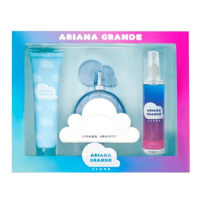 Ariana Grande SET CLOUD 3PZS 100ML EDP SPRAY/ BODY SOUFFLE 100ML/ BODY MIST 118ML SPRAY