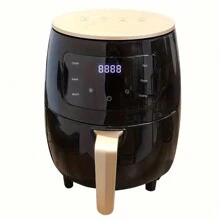 INTETEIN 4.5L Air Fryer, Less Oil For Healthy EatingSuitable For Baked Chicken, French Fries, Chicken Wings. Omni-Directional Turbo Circulation Mode, 900 Watts Of Power, Uniform Motor Drive Technology - 查看 2