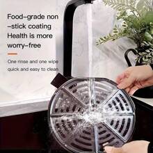 INTETEIN 4.5L Air Fryer, Less Oil For Healthy EatingSuitable For Baked Chicken, French Fries, Chicken Wings. Omni-Directional Turbo Circulation Mode, 900 Watts Of Power, Uniform Motor Drive Technology - 查看 8