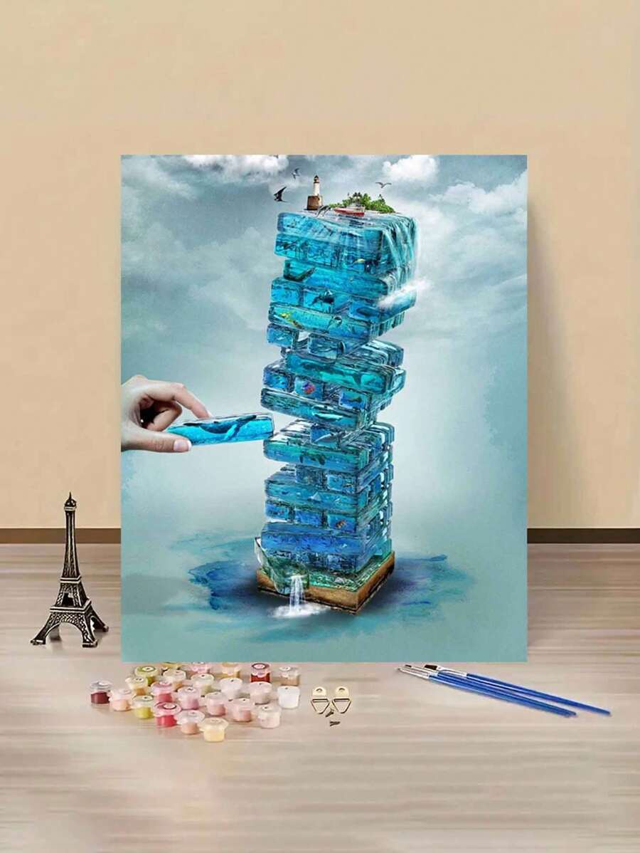 DIY Abstract Square Digital Painting Ignite Your Creative Life, Paint