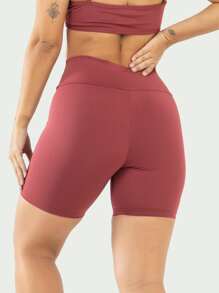 Kit 3 Short Fitness Legging Academia Feminino - 黑色 - 查看 8