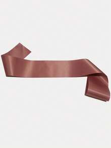 1pc Plain Colored Ribbon/Sash For Wedding Events Party Decor, Colored Satin Ribbon Sash, DIY Bachelorette Party Sash, Blank Ribbon Sash - Multicolor - View 19