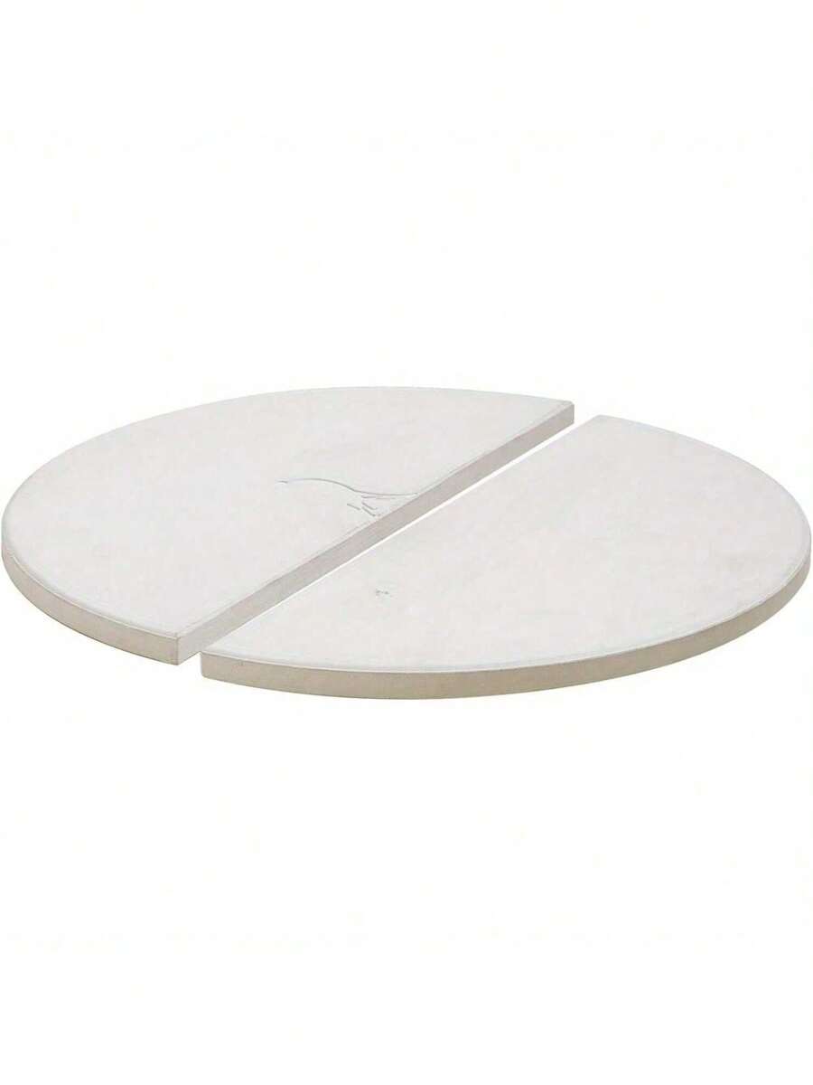 Indirect Cooking HalfMoon Ceramic Heat Deflector Plates For Classic