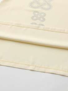 Dashiki Elegant Men Clothing 2PCs Long Sleeve Outfit African Clothes For Men Solid Color Casual Riche Shirt Pants Full Men's Traditional Clothing - Khaki - View 8