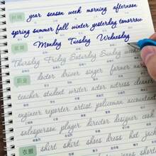 1 English Description Book ABC Writing Exercise Book Drawing Drawings Handwriting Practice Learning To Write Letters,1 English ABC Writing Exercise Book, Dot Coloring, Exercise Book, English Coloring, Professional Training, Painting, Sketching, Calligraphy Practice, Learning Calligraphy (Some Positions And Styles Are Random) - Multicolor - View 18