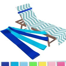 Palrey Basic/Lightweight Portable Beach Towel Clip With Elastic Band, Suitable For Beach Chairs, Swimming Pool Chairs, Beach And Cruise Chairs Accessories, Cruise Chair Towel Clip, Essential For Summer Beach Activities, Pool Parties, Sports And Fitness Warm-Ups