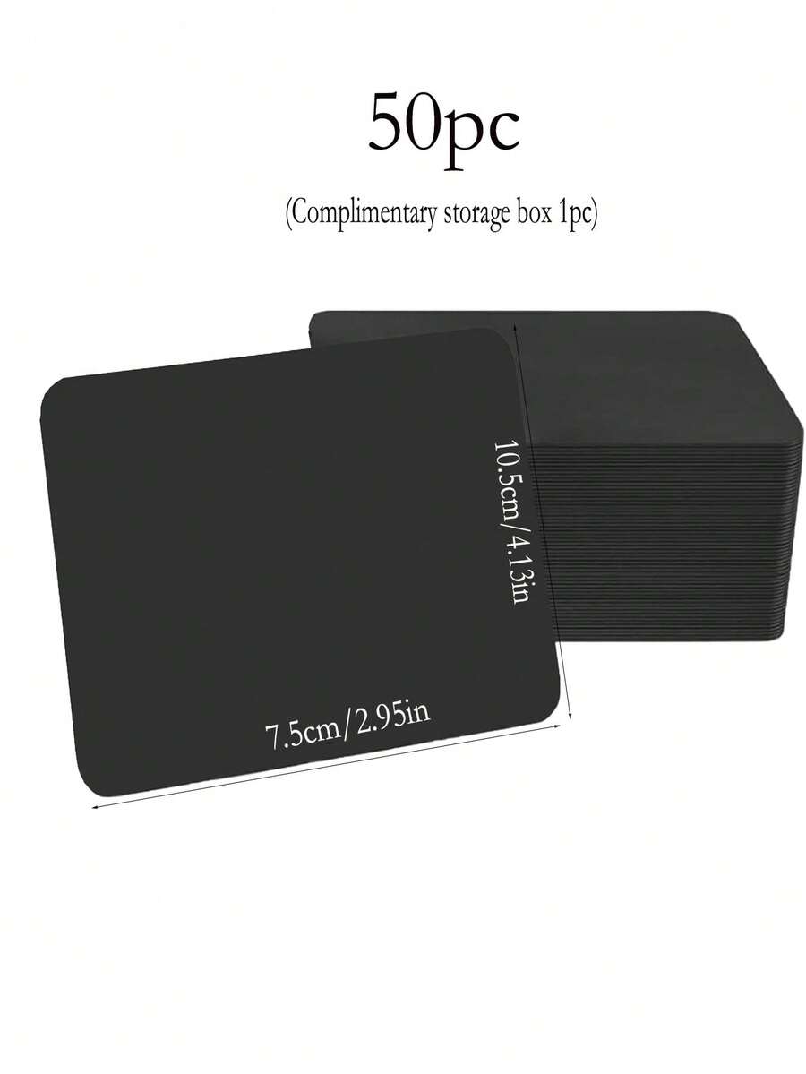 Blank Cards In Various Sizes And Colors (Pink, White, Black, Kraft