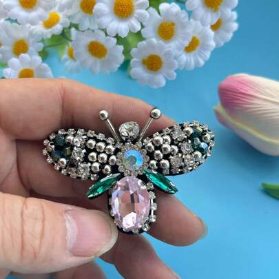 1-10 Pieces Set Of Honey Bee Handmade Cloth Stickers, DIY Clothing Accessories, Repair Stickers, Shoes, Hats, Bags, Hand Books, Decorative Stickers That Need To Be Sewn