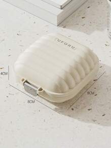 1 件便携式药盒，适用于旅行防潮药丸整理器，可重复使用药盒，适用于男女药品计划器，每日口袋药盒，用于容纳维生素药物和补充剂，家庭旅行必备配件，适用于户外办公室，返校旅行配件，旅行户外装备 - 米色 - 查看 14