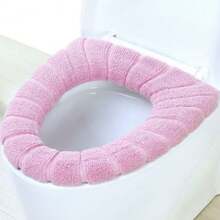 Toilet Seat Cover Sanitary Pad Cover Flexible Comfortable Washable Bathroom Snel - 藍色XL3975 - 查看 8
