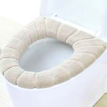 Toilet Seat Cover Sanitary Pad Cover Flexible Comfortable Washable Bathroom Snel - 藍色XL3975 - 查看 5