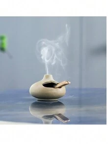 Peruvian Palo Santo Ceramic Incense Burner, Hotel Restaurant Plate Decor, Food Decoration, Incense Holder Tray - Multicolor - View 3