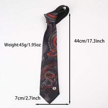 1 条男女通用时尚领带，适合正式、商务、婚礼、休闲或日常穿着 - 領帶 - 查看 9