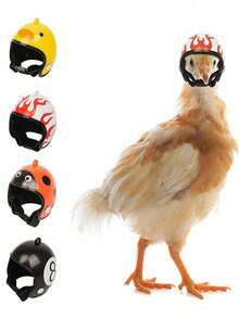 1/2 件宠物鸡/鸟形钥匙扣头盔、汽车饰品（随机图案/颜色） - 彩色 - 查看 7