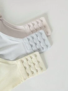 3pcs Wowen's Soft Skin-Friendly Comfortable Maternity Lingerie Nursing Wireless Bralette Lingerie Underwear Bra - Multicolor - View 7