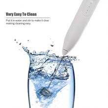 1pc Wireless Electric Milk Frother, Home Electric Milk Foamer, Coffee Stirrer, Milk Foam Maker, Automatic Hand-Held Milk Frother 2-In-1 USB Rechargeable Electric Milk Whisk & Coffee Mixer, Back To School Season - Multicolor - View 6