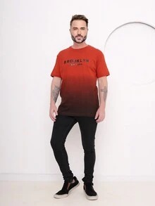 Men's T-Shirt - Đỏ và đen - Xem 4