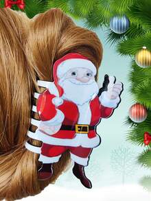 1 kẹp tóc hình ông già Noel, cây thông, nai sừng tấm, chuông, bông tuyết, làm quà tặng Giáng sinh - in giáng sinh - Xem 13