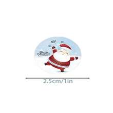 1000pcs Roll Cartoon Merry Christmas Sticker Santa Adhesive Decorative Stickers For Xmas Gifts Envelop Seals Cards Packages,Christmas - Multicolor - View 5