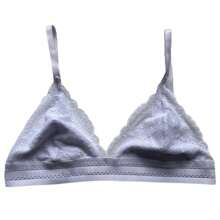 Kit 2 Lace Bra Without Pads With Lining And Adjustable Top Type With Elastic - Nhiều màu - Xem 8