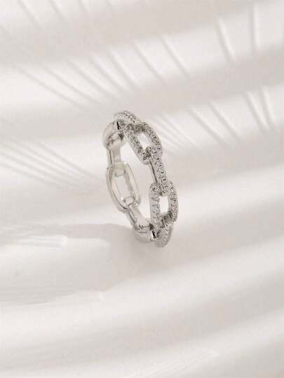 1Pc Exquisite S925 Sterling Silver Personalized Crown Ring Fine Jewelry Gift For Women Fit Bracelets Bangles DIY Jewelry Making Anniversary Gift Fine Ladies Jewellery