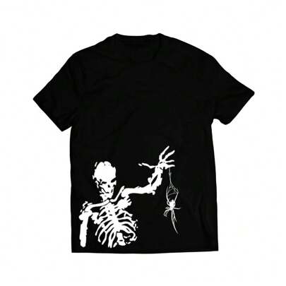 Camiseta Streetwear Caveira Streetwear Premium Camisa Plus Size Estilosa Envio Mais Rápido do Brasil