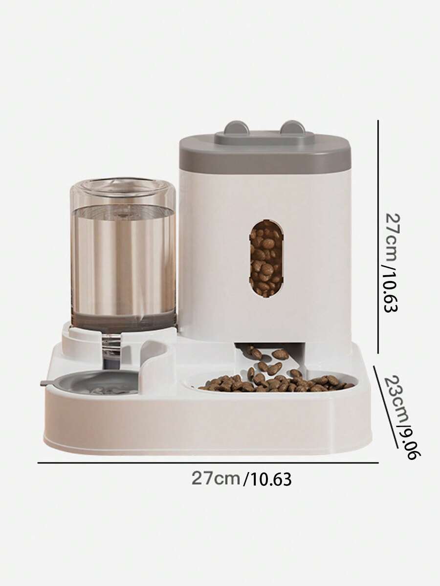 Automatic Cat Feeding Water Feeder Dog Bowl Cat Basin New ThreeInOne