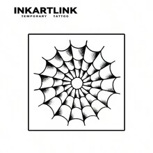 INKARTLINK Revolutionary Tattoo Technology - Semi-Permanent Tattoos, Spider Web, Realistic Tattoos, Heart Tattoos, Temporary Tattoos, Waterproof, Authentic Tattoo Appearance, Niche Designs, Fruit Tattoos, Plant Tattoos - Black - View 3