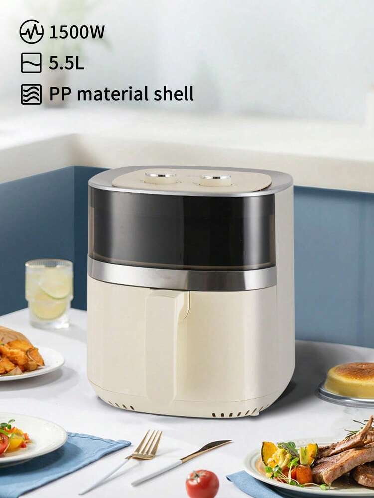 Winning Star نجم الفوز، قدر قلي هوائي سعة 5.5 لتر...