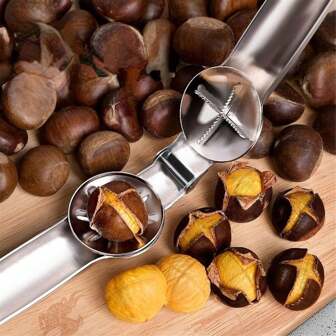 1pc Stainless Steel Chestnut Opener
