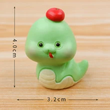 1 件 12 生肖动物摆件 - 树脂鼠、牛、虎、兔、龙、蛇、马、羊、猴、鸡、狗、猪摆件，适用于花园和家居装饰