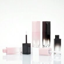 1pc 4ml Square Lip Gloss Tube, Cosmetic Dispensing Bottle, Lip Gloss Cosmetic Packaging Tube Empty Lipstick Container Lip Glaze Bottle,Lip Gloss Containers With Applicator Wand, Reusable Lipstick Refill Tube - Multicolor - View 8