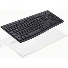 Computer Keyboard Display Stand. Laptop Stand. Transparent Acrylic Keyboard Stand With Tilt. Keyboard Stand. - Keyboard Stand - View 7