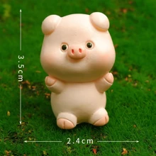1 件 12 生肖动物摆件 - 树脂鼠、牛、虎、兔、龙、蛇、马、羊、猴、鸡、狗、猪摆件，适用于花园和家居装饰