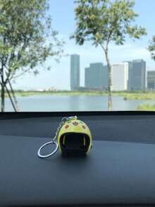 1/2 件宠物鸡/鸟形钥匙扣头盔、汽车饰品（随机图案/颜色） - 彩色 - 查看 8